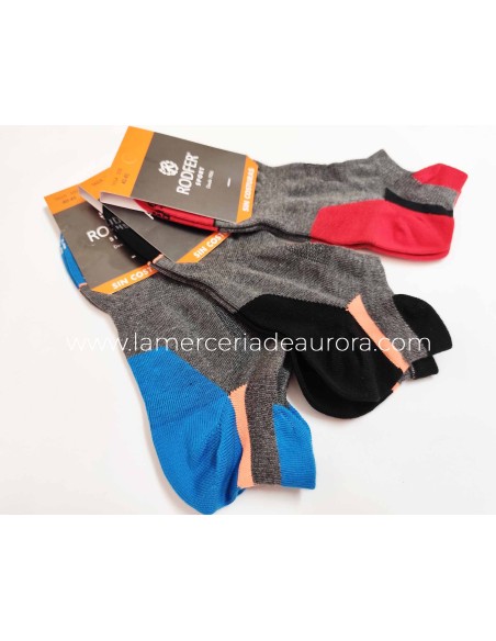 Calcetines caballero invisible fantasía Matteo 6119 de Rodfer - 3 colores