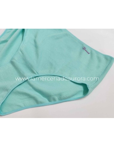 Braga lisa algodón 271 de Naiara - TURQUESA