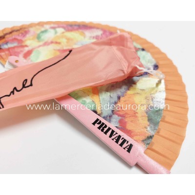 Abanico madera con funda "Composición Astral VI de Morgner" de Privata 2