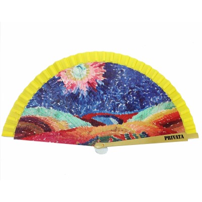 Abanico madera con funda "Camino Rural-Morgner" de Privata