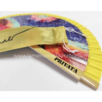 Abanico madera con funda "Camino Rural-Morgner" de Privata 2