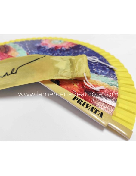 Abanico madera con funda "Camino Rural-Morgner" de Privata