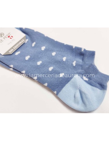 Calcetines Corazones 6016 de Lepetit - AZUL