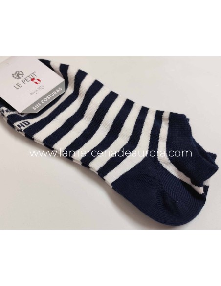 Calcetines rayas 6016 de Lepetit - MARINO