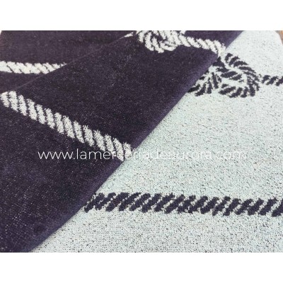 Toalla playa rizo algodón (100x170cm) "Nudos" de Barceló 2