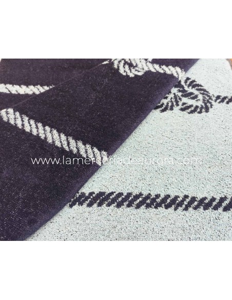 Toalla playa rizo algodón (100x170cm) "Nudos" de Barceló