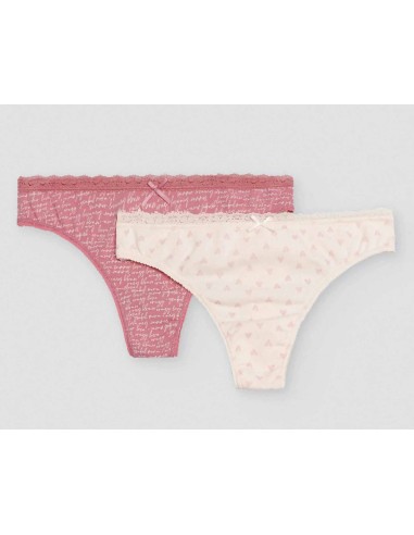 Pack tanga algodón fantasía 19066 de Ysabel Mora