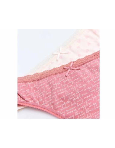 Pack tanga algodón fantasía 19066 de Ysabel Mora