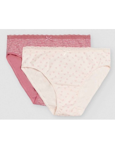 Pack bragas MIDI algodón fantasía 19067 de Ysabel Mora