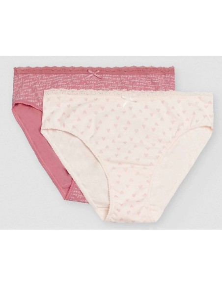 Pack bragas MIDI algodón fantasía 19067 de Ysabel Mora
