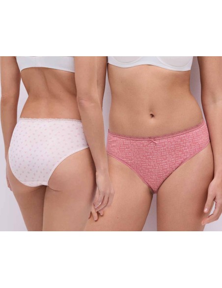 Pack bragas MIDI algodón fantasía 19067 de Ysabel Mora