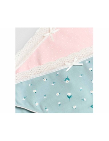 Pack bragas MIDI algodón fantasía 19071 de Ysabel Mora