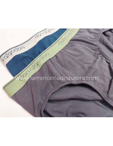 Slip junior liso (2 uds) PS61 de Don Algodón - varios colores