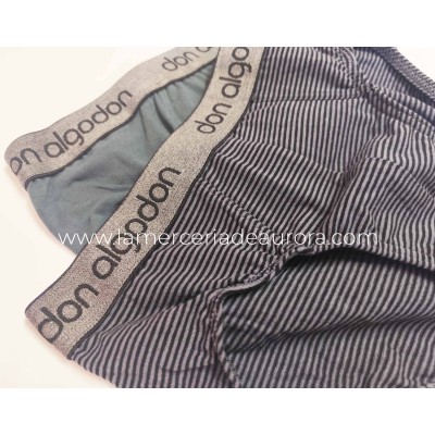 Slip junior "Liso y fantasía rayas" (2 uds) PSN01 de Don... 2