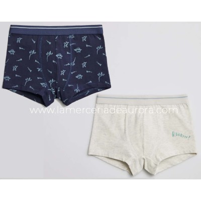 Bóxer infantil algodón (pack 2 uds) 18339 de Ysabel Mora