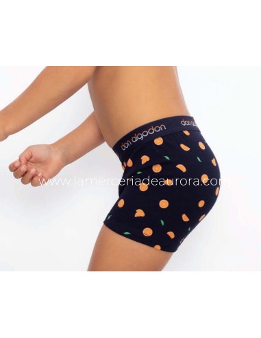 Bóxer chico algodón "Liso y frutas" PB75 (pack...