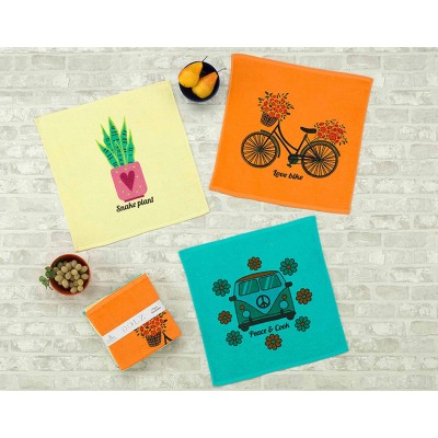 Paños de cocina rizo algodón estampados E178 de Dolz - 3...