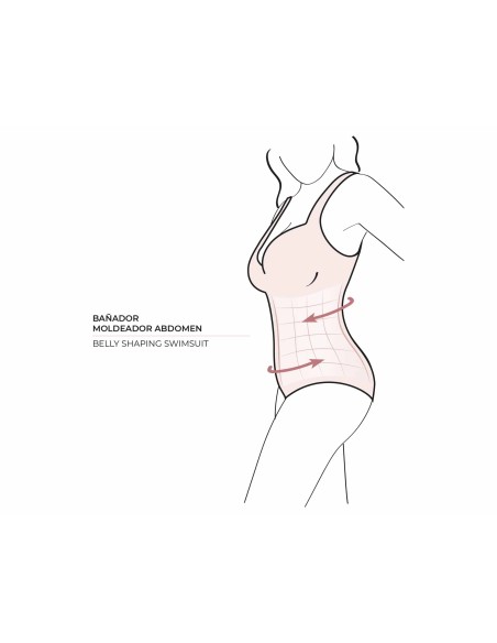 Bañador reductor copa C Antão de Ysabel Mora