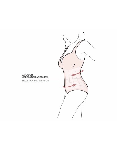 Bañador reductor copa B 82964 de Ysabel Mora