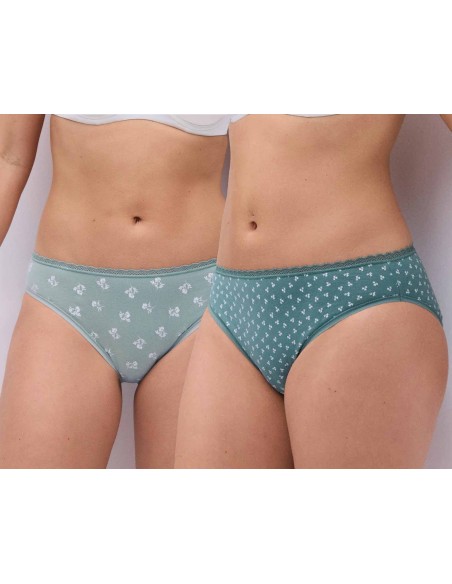 Pack bragas MIDI algodón fantasía 19076 de Ysabel Mora