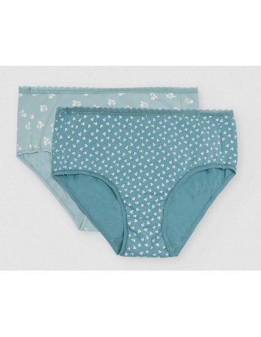 Pack bragas ALTAS algodón fantasía 19077 de Ysabel Mora