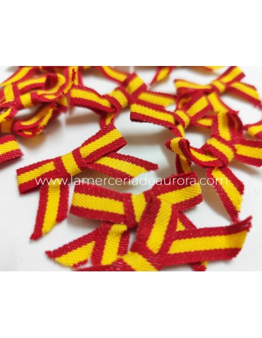 Lazo de algodón (24 uds) Bandera de España