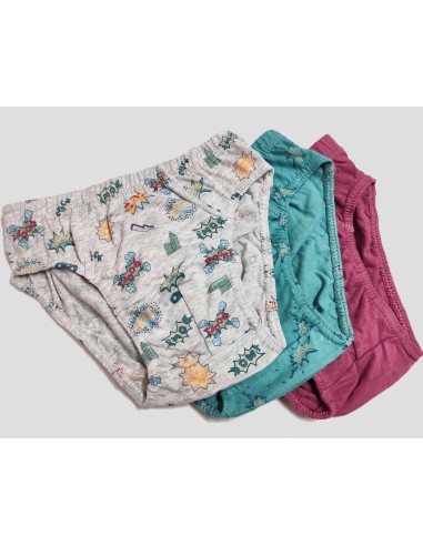 Slip infantil (pack 3 uds) Cómic 110 de Waterlemon