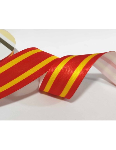 Bies fantasía estampado (ancho 30mm) Bandera de España de Fany