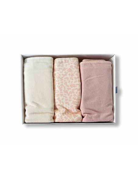 Braga midi (pack 3 uds) Pink animal print 221 de Waterlemon