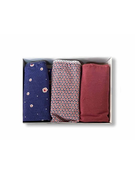 Braga midi (pack 3 uds) Pink flower & dots 221 de Waterlemon