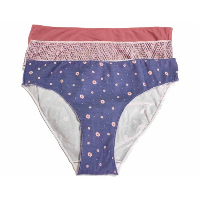 Braga midi (pack 3 uds) Pink flower & dots 221 de Waterlemon