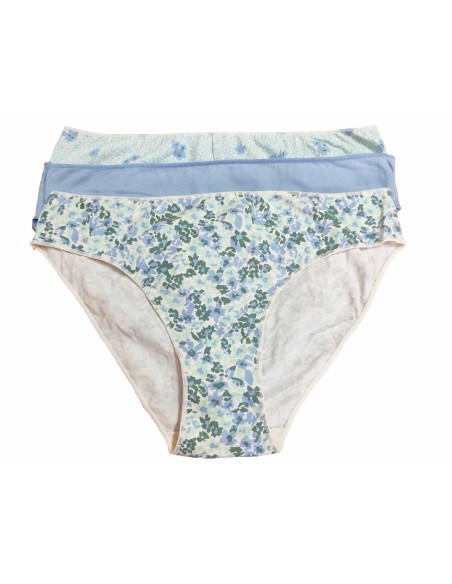 Braga midi (pack 3 uds) Green flower 221 de Waterlemon