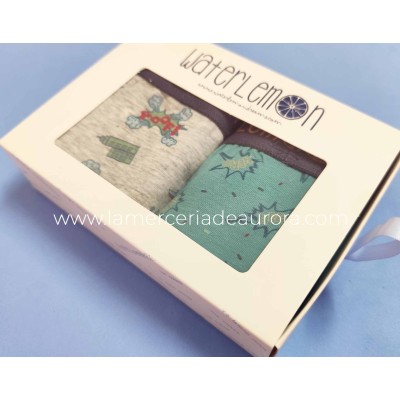 Bóxer infantil (pack 2 uds) Cómic 120 de Waterlemon 2