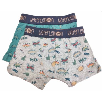 Bóxer infantil (pack 2 uds) Cómic 120 de Waterlemon