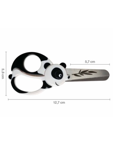 Tijera infantil Panda (13cm) de Fiskars