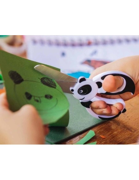 Tijera infantil Panda (13cm) de Fiskars
