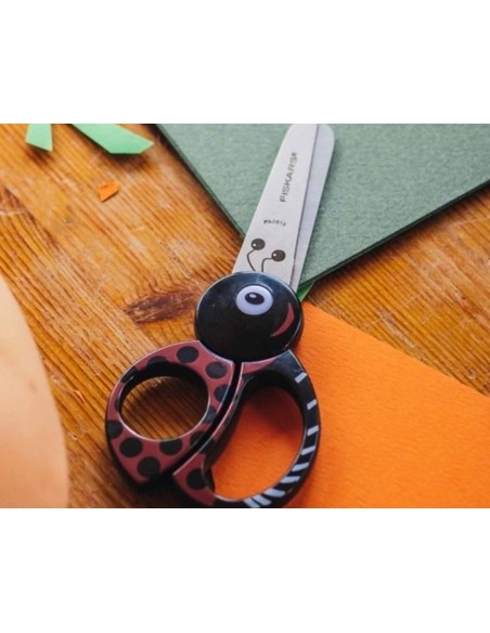 Tijera infantil Mariquita (13cm) de Fiskars