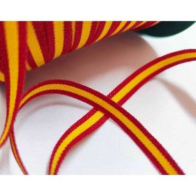Cinta de algodón (8mm) Bandera de España