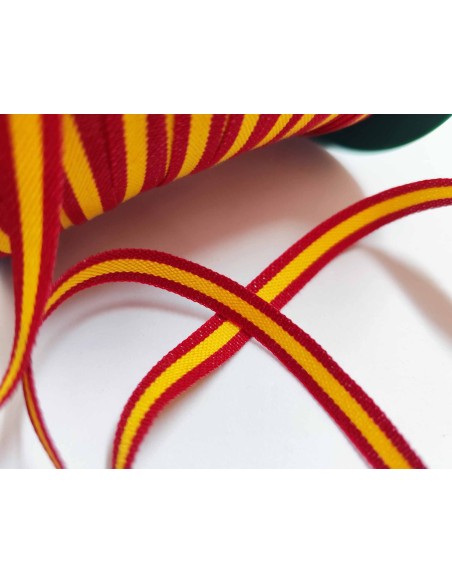 Cinta de algodón (8mm) Bandera de España