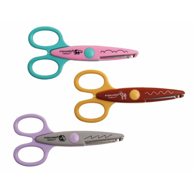 Tijeras infantiles decorativas (pack 3 uds) Zoo de Fiskars
