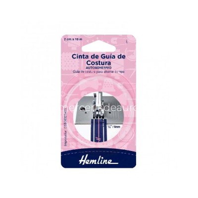 Cinta guía de costura de (rollo 10 metros) de Hemline