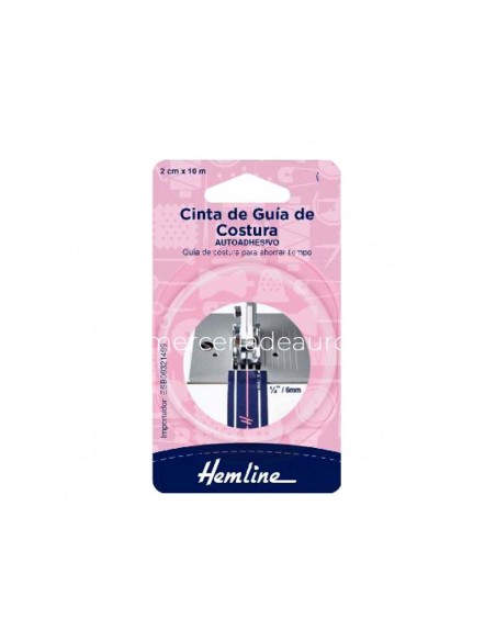 Cinta guía de costura de (rollo 10 metros) de Hemline