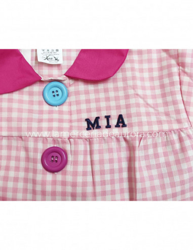 Letras bordadas termoadhesivas Rectas Azul...