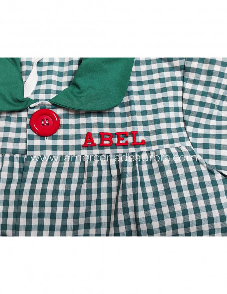 Letras bordadas termoadhesivas Rectas Rojas de Marbet