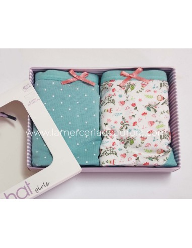 Bragas algodón niña Be Happy (pack 2 uds) de Kehat