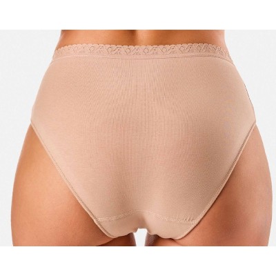 Braga midi algodón y encaje 4230 (pack 2 uds) de Kehat - NUDE 2