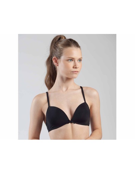 Sujetador juvenil multiposiciones copa A 201 de Kehat - NEGRO Sujetador juvenil multiposiciones copa A 201 de Kehat - NEGRO