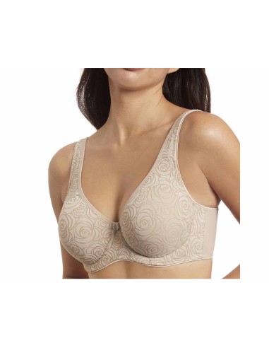 Sujetador Teresa copa C con aros sin relleno de Selene - TIERRA
