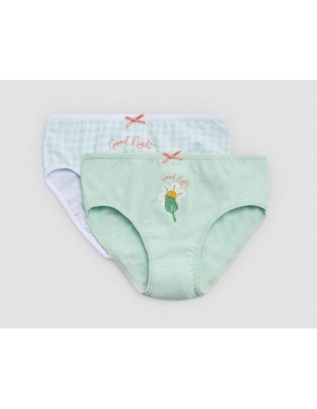 Braga niña algodón "Good night" (pack 2 uds) 18441 de Ysabel Mora