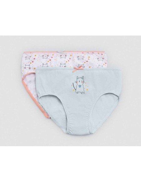 Braga niña algodón "Cats" (pack 2 uds) de Ysabel Mora